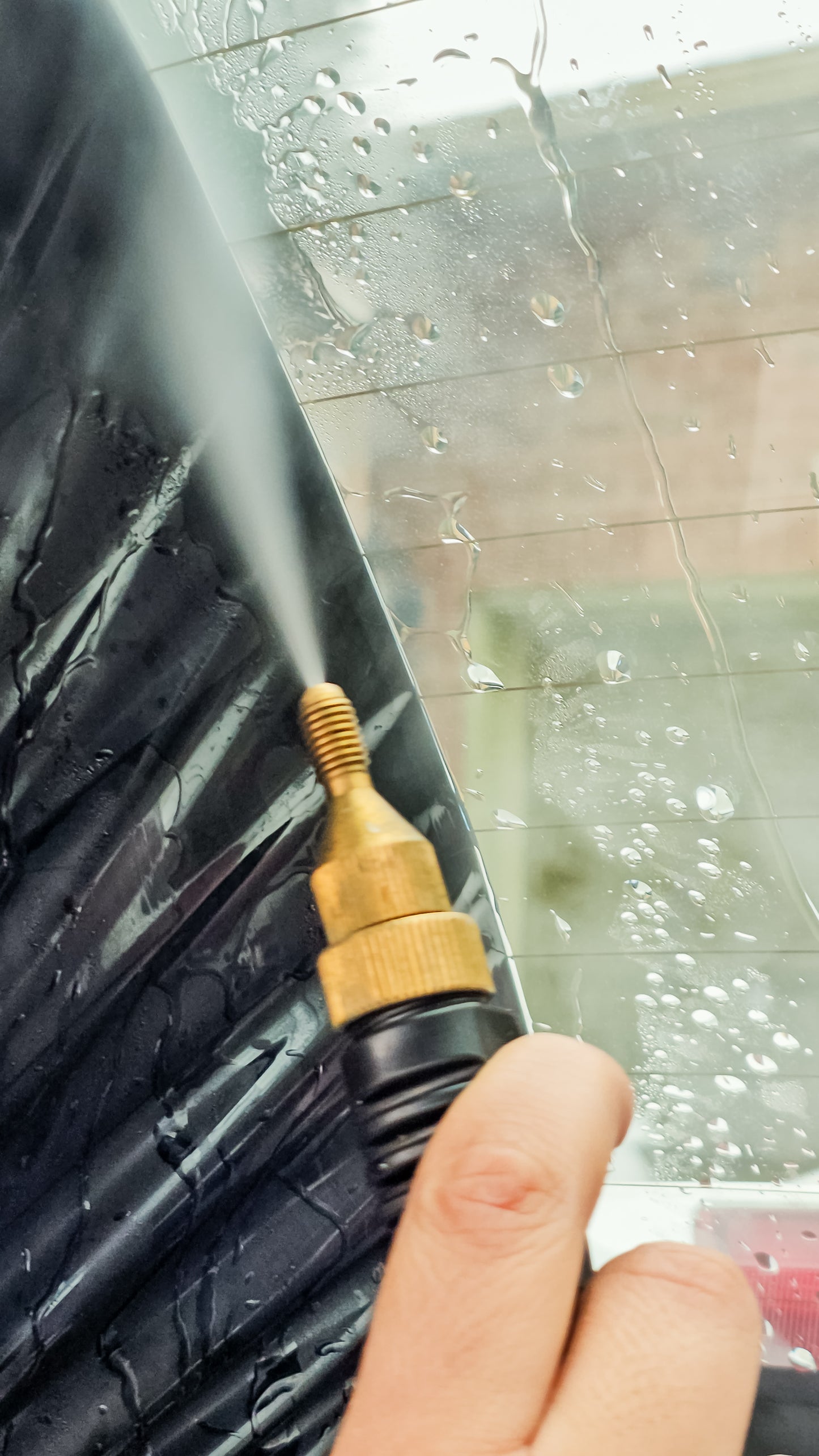 Window tinting removal using a steamer